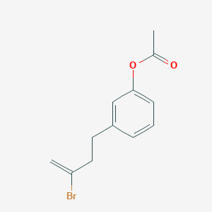 4-(3-Acetoxyphenyl)-2-bromo-1-butene