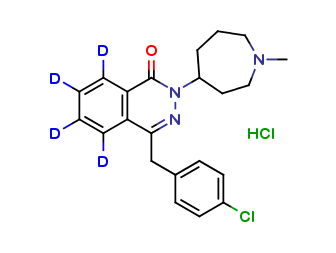 4-(4-Chloro-benzyl)-2-(1-methyl-azepan-4-yl)-2H-phthalazin-1-one hydrochloride salt d4