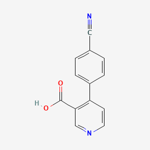 4-(4-Cyanophenyl)nicotinic acid