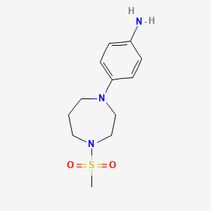 4-(4-Methylsulfonyl-1,4-diazepan-1-yl)aniline
