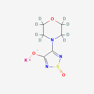 4-(4-Morpholinyl)-1,2,5-Thiadiazol-3(2H)-one-D8 1-Oxide Potassium Salt