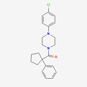 4-(4-chlorophenyl)piperazinyl phenylcyclopentyl ketone