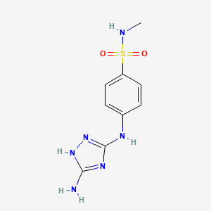 4-(5-Amino-1H-1,2,4-triazol-3-ylamino)-N-methylbenzenesulfonamide