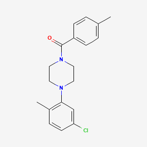 4-(5-chloro-2-methylphenyl)piperazinyl 4-methylphenyl ketone