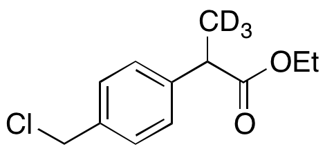 4-(Chloromethyl)-α-methyl-benzeneacetic Acid Ethyl Ester-d3