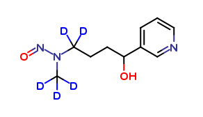 4-(Methylnitrosamino)-1-(3-pyridyl)-1-butanol-d5