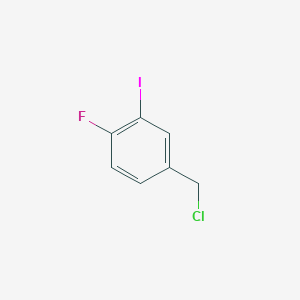 4-(chloromethyl)-1-fluoro-2-iodobenzene