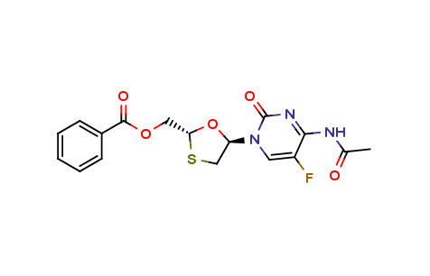 4'-epi-Emtricitabine 4-Acetamide 5'-O-Benzoyl