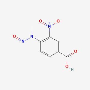4-(methyl (nitroso)amino)-3-nitrobenzoic acid
