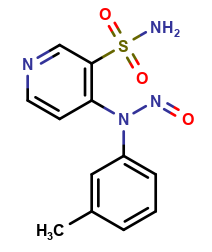 4-(nitroso(m-tolyl)amino)pyridine-3-sulfonamide