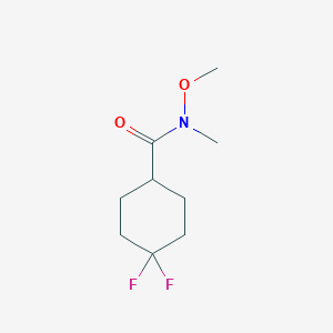 4,4-Difluoro-N-methoxy-N-methylcyclohexanecarboxamide