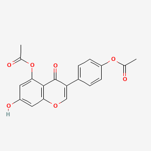 4,5-Di-O-acetyl Genistein 7-(Tri-O-acetyl-ß-D-glucuronic Acid Methyl Ester)