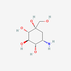 4-Amino-3.4-dideoxy-2-C-(hydroxymethyl)-D-epi-inositol hydrate