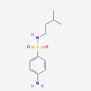 4-Amino-N-(3-methylbutyl)benzene-1-sulfonamide