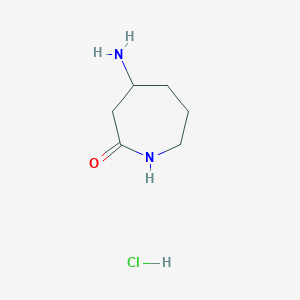 4-Aminoazepan-2-one hydrochloride