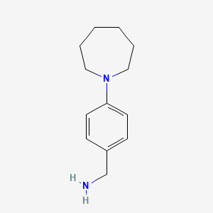4-Azepan-1-YL-benzylamine