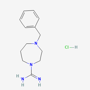 4-Benzyl-1,4-diazepane-1-carboximidamide hydrochloride
