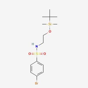 4-Bromo-N-[2-(TBDMSO)ethyl]benzenesulfonamide