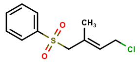 4-Chloro-2-methyl-2-butenyl phenyl sulfone