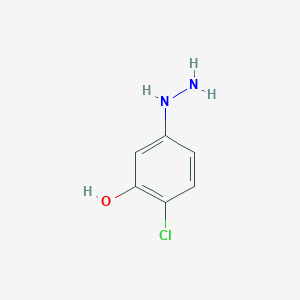 4-Chloro-3-hydroxyphenylhydrazine