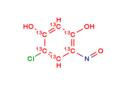4-Chloro-6-nitrosoresorcinol 13C6