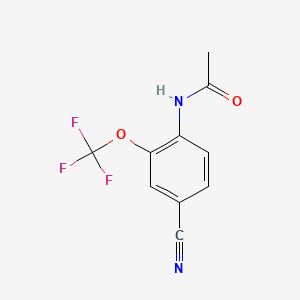 4-Cyano-2-(trifluoromethoxy)acetanilide