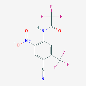 4-Cyano-2-nitro-5-(trifluoromethyl)trifluoroacetanilide