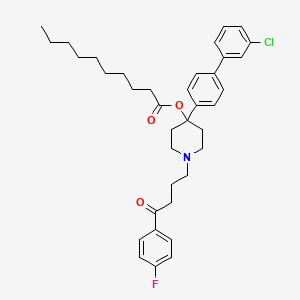 4-Dechloro-4-(3-chlorophenyl) Haloperidol Decanoate