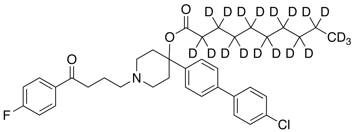 4-Dechloro-4-(4-chlorophenyl) Haloperidol Decanoate-d19