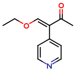 4-Ethoxy-3-(4-pyridinyl)-3-buten-2-one