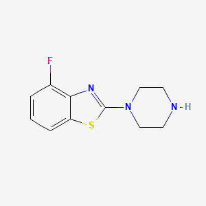 4-Fluoro-2-piperazin-1-yl-1,3-benzothiazole