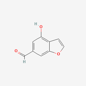 4-Hydroxy-1-benzofuran-6-carbaldehyde