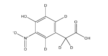 4-Hydroxy-3-nitrophenylacetic Acid D5