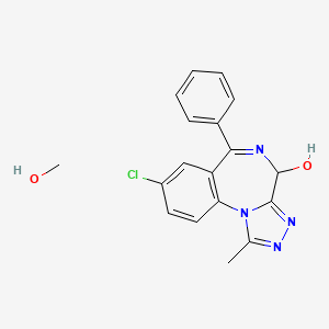 4-Hydroxy Alprazolam (Compd. with methanol)