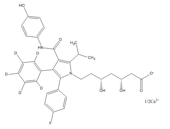 4-Hydroxy Atorvastatin D5 Calcium Salt