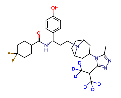 4-Hydroxyphenyl Maraviroc-d6