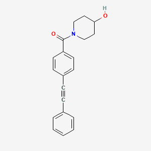 4-Hydroxypiperidin-1-yl-((4-phenylethynyl)phenyl)methanone