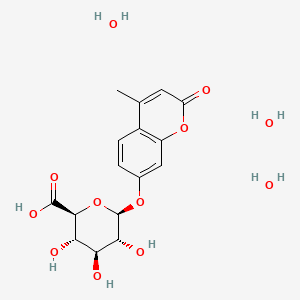4-Methyl-2-Oxo-2H-1-Benzopyran-7-Yl β-D-Glucopyranosiduronic acid Trihydrate