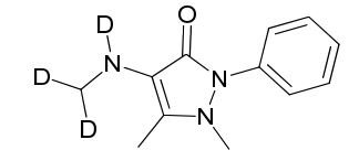 4-Methylamino antipyrine-d3