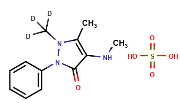 4-Methylaminoantipyrine-D3 (methyl-d3) hydrogen sulphate