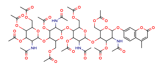 4-Methylumbelliferyl -β-Chitotetraose Tridecaacetate