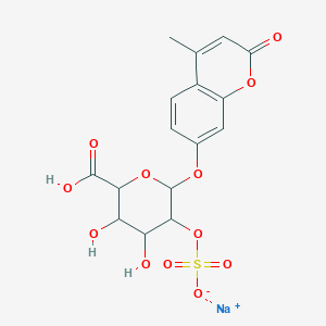 4-Methylumbelliferyl α-L-idopranosiduronic acid 2-sulphate sodium salt