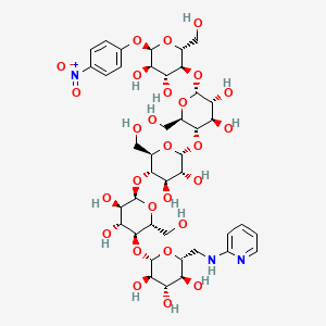 4-NITROPHENYL-6-DEOXY-6-(2-PYRIDYLAMINO)-α-D-PENTA-(1->4)-GLUCOPYRANOSIDE