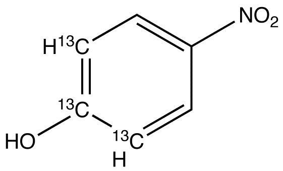 4-Nitrophenol-1,2,6 13C3