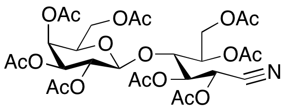 4-O-(2,3,4,6-Tetra-O-acetyl-β-D-glucopyranosyl)-D-glucononitrile 2,3,5,6-Tetraacetate