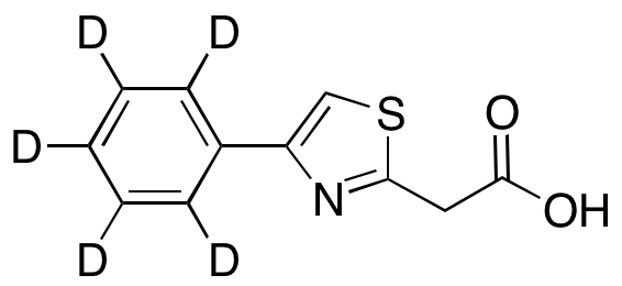 4-Phenyl-2-thiazoleacetic Acid-d5