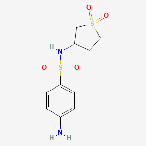 4-amino-N-(1,1-dioxidotetrahydrothien-3-yl)benzenesulfonamide
