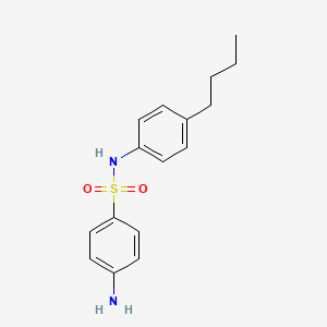 4-amino-N-(4-butylphenyl)benzene-1-sulfonamide
