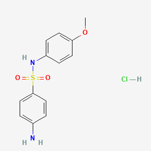 4-amino-N-(4-methoxyphenyl)benzenesulfonamide hydrochloride