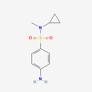 4-amino-N-cyclopropyl-N-methylbenzene-1-sulfonamide